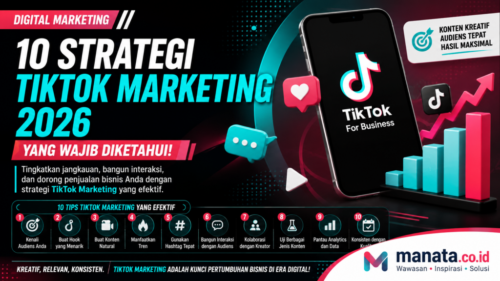 10 Strategi TikTok Marketing 2026 yang Wajib Diketahui agar Konten Lebih Efektif