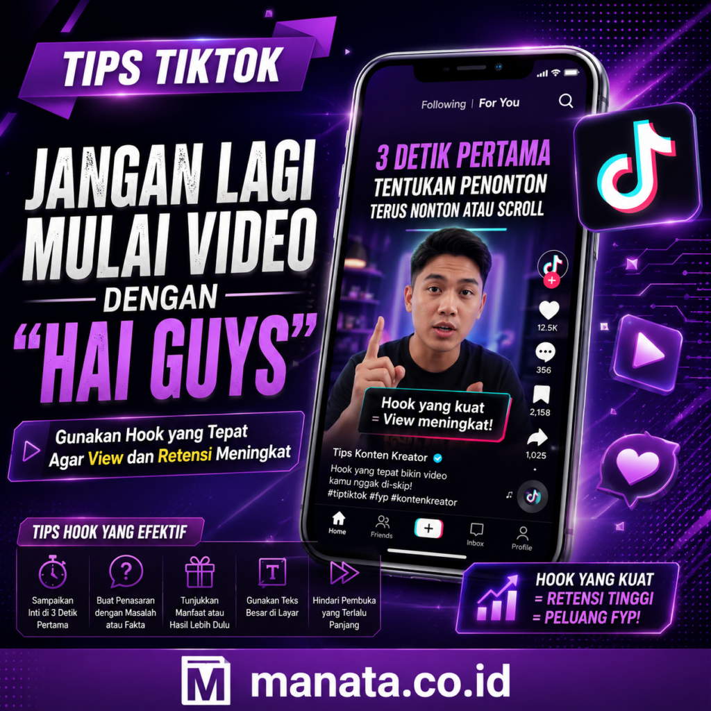 Stop Bilang “Hai Guys”! Ini Rahasia Hook TikTok yang Bikin Penonton Langsung Berhenti Scroll